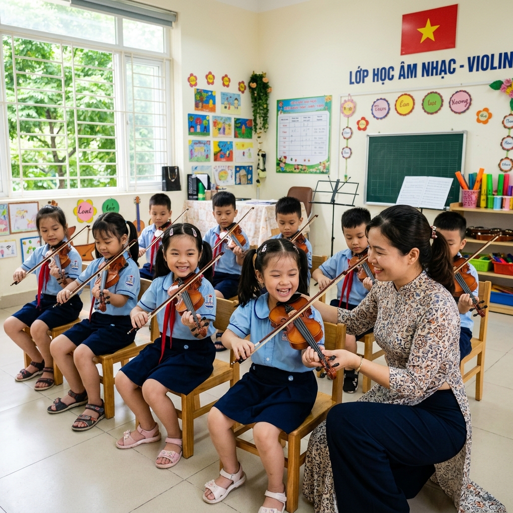 Lớp học Violin cho trẻ em