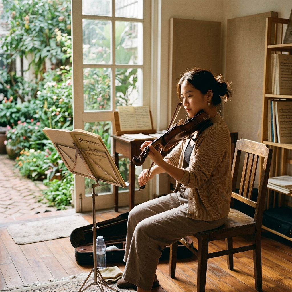 Phòng tập đàn violin