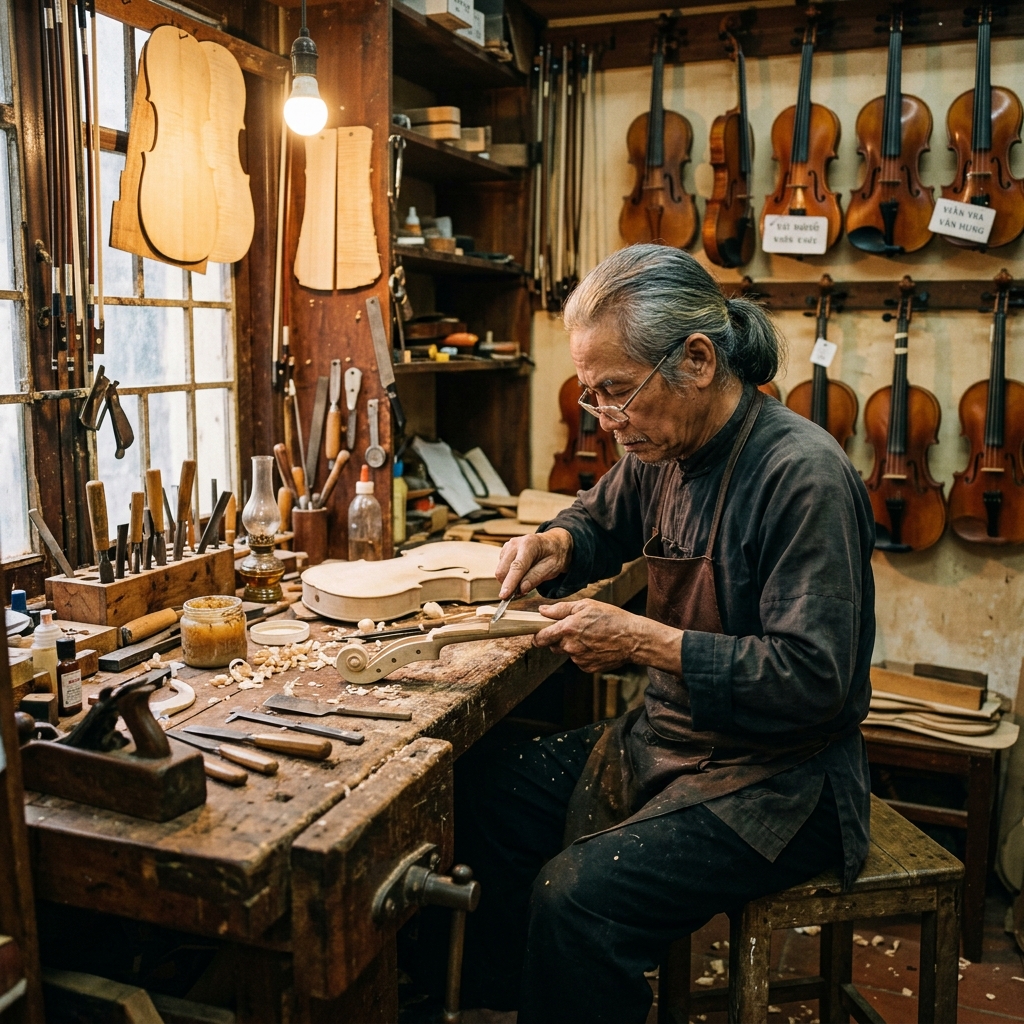 Chế tác và sửa chữa Violin